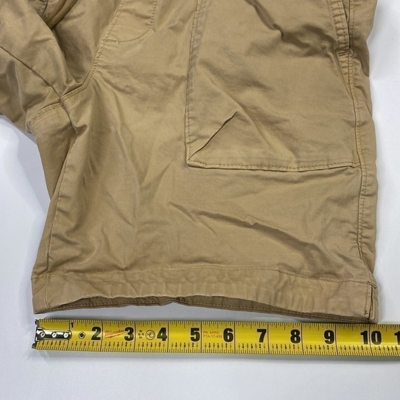 Abercrombie & Fitch Khaki Drawstring Stretch Chino Shorts Size XS - Picture 6 of 8